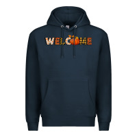 Navy welcome pumpkin Premium Hoodie - BundleAndBundleShop