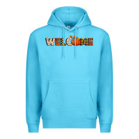 Ocean Blue welcome pumpkin Premium Hoodie - BundleAndBundleShop