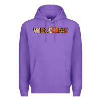 Purple welcome pumpkin Premium Hoodie - BundleAndBundleShop