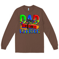 Chestnut dad of a warrior Long Sleeve Tee - AdoDesignShop
