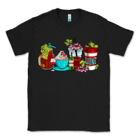 Black wine coffee cups Classic Tee - AdoDesignShop