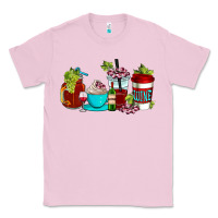 Bubblegum Pink wine coffee cups Classic Tee - AdoDesignShop