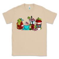 Mushroom wine coffee cups Classic Tee - AdoDesignShop