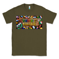 Army Green hispanic heritage license plate Classic Tee - BundleAndBundleShop
