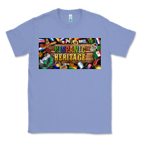 Colony Blue hispanic heritage license plate Classic Tee - BundleAndBundleShop