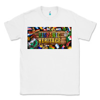White hispanic heritage license plate Classic Tee - BundleAndBundleShop