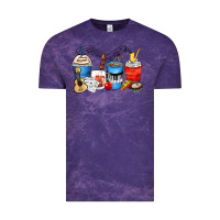 Cloud Purple music teacher coffee cups Vintage Tee - Zillion Design Studio