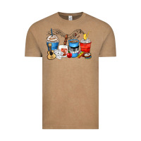 Vintage Coffee music teacher coffee cups Vintage Tee - Zillion Design Studio