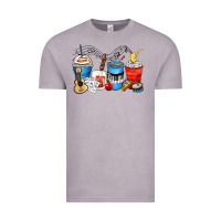 Vintage Zinc music teacher coffee cups Vintage Tee - Zillion Design Studio