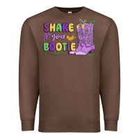 Chestnut shake your bootie mardi gras Premium Sweatshirt - MaliasSmallBusiness
