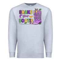 Heather Grey shake your bootie mardi gras Premium Sweatshirt - MaliasSmallBusiness