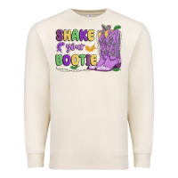 Sandshell shake your bootie mardi gras Premium Sweatshirt - MaliasSmallBusiness