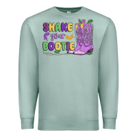 Seafoam shake your bootie mardi gras Premium Sweatshirt - MaliasSmallBusiness