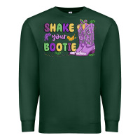 Sports Green shake your bootie mardi gras Premium Sweatshirt - MaliasSmallBusiness