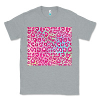 Heather Grey pink leopard glitter Classic Tee - JahusDesignShop