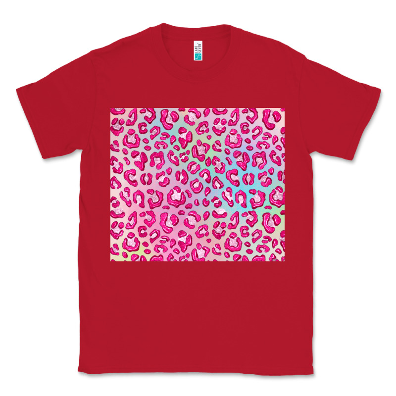 Pink Leopard Glitter Classic Tee by JahusDesignShop | Teevron