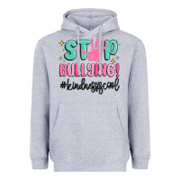 Heather Grey stop bullying kindness is cool Heavyweight Hoodie - MaliasSmallBusiness
