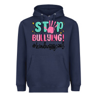 Navy stop bullying kindness is cool Heavyweight Hoodie - MaliasSmallBusiness