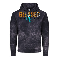 Cloud Black blessed life Vintage Hoodie - Zillion Design Studio