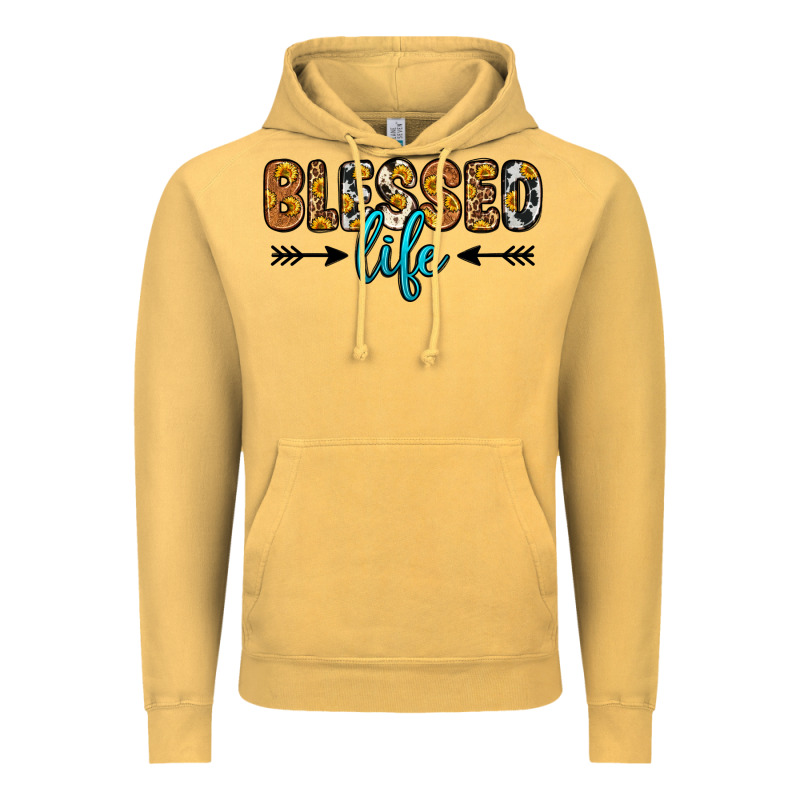 Blessed Life Vintage Hoodie by Zillion Design Studio | Teevron
