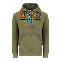 Vintage Olive blessed life Vintage Hoodie - Zillion Design Studio
