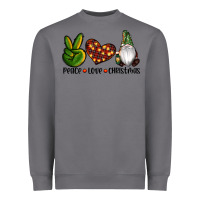 Storm peace love gnomes christmas Heavyweight Sweatshirt - RanaPortraitStore