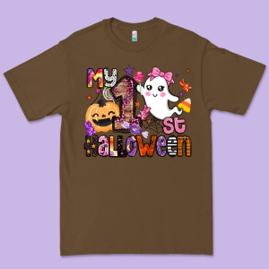 My 1st Halloween Premium Tee Designed By Barkaloodesign