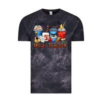 Cloud Black music teacher coffee cups Vintage Tee - Zillion Design Studio