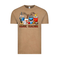 Vintage Coffee music teacher coffee cups Vintage Tee - Zillion Design Studio