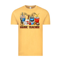 Vintage Mustard music teacher coffee cups Vintage Tee - Zillion Design Studio