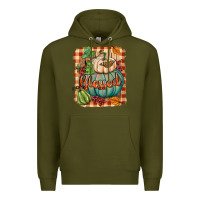 Army Green Blessed Premium Hoodie - BundleAndBundleShop