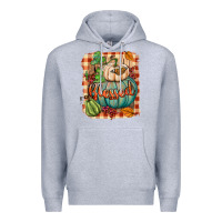Heather Grey Blessed Premium Hoodie - BundleAndBundleShop