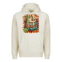 Oatmeal Heather Blessed Premium Hoodie - BundleAndBundleShop