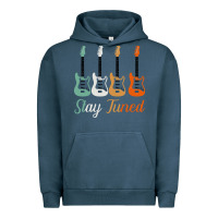 Pigment Midnight Navy Bass Guitar Vintage Funny Bass Player Bassist Urban Hoodie - Bettercallsaul