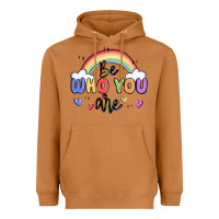 Be Who You Are Heavyweight Hoodie | Teevron