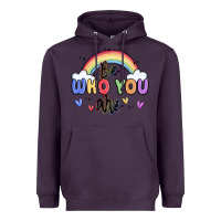 Plum be who you are Heavyweight Hoodie - MaliasSmallBusiness