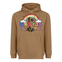 Toasted Coconut be who you are Heavyweight Hoodie - MaliasSmallBusiness