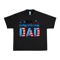 Black All American dad Urban Heavy Tee - Neo Western