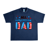 Navy All American dad Urban Heavy Tee - Neo Western