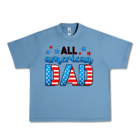 Pebble Blue All American dad Urban Heavy Tee - Neo Western