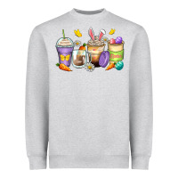 Heather Grey easter day coffee cups Heavyweight Sweatshirt - Zillion Design Studio