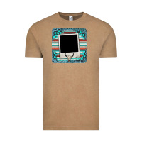 Vintage Coffee gemstone turquoise serape custom photo frame coaster Vintage Tee - BarkalooDesign