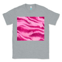 Heather Grey pink glitter Classic Tee - JahusDesignShop