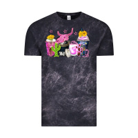 Cloud Black neon western coffee cups Vintage Tee - Zillion Design Studio