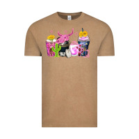 Vintage Coffee neon western coffee cups Vintage Tee - Zillion Design Studio