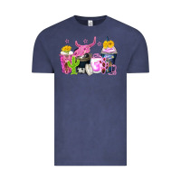 Neon Western Coffee Cups Vintage Tee | Teevron