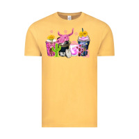 Vintage Mustard neon western coffee cups Vintage Tee - Zillion Design Studio