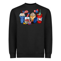 Black 4th of july coffee cups Heavyweight Sweatshirt - Zillion Design Studio
