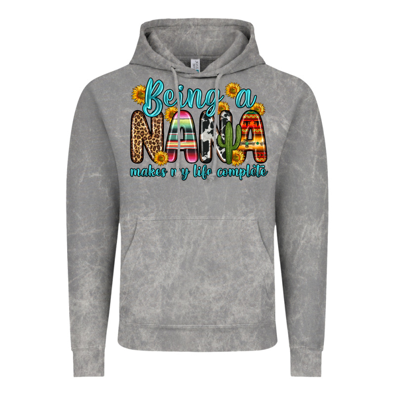 Being A Nana Makes My Life Complete Vintage Hoodie by Zillion Design Studio | Teevron