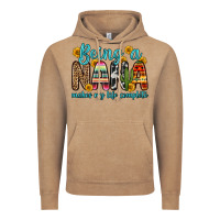 Vintage Coffee being a nana makes my life complete Vintage Hoodie - Zillion Design Studio